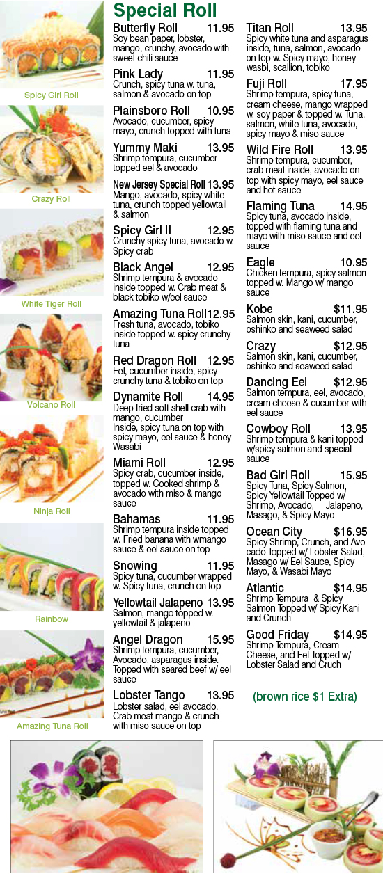 Ichiban Sushi Menu Ichiban Ichiban Sushi Menu Ichiban